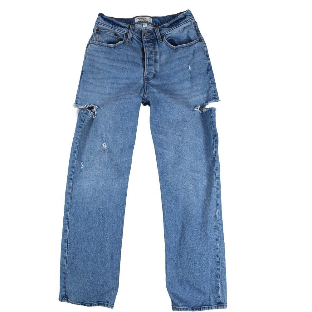 Abercrombie & Fitch Light Blue Boyfriend Jeans